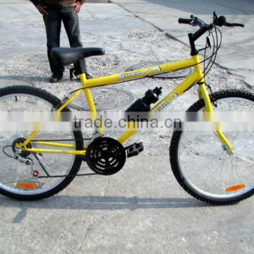 yellow low price steel men mountain bicycle/cycle