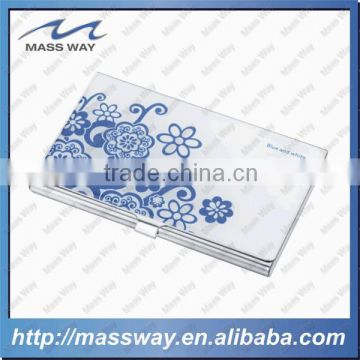 fashion epoxy doming ID metal aluminum business name card case