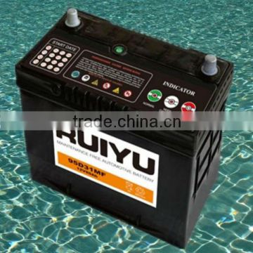 wet charge battery NX110-5L 80D26L 12V 70AH car battery
