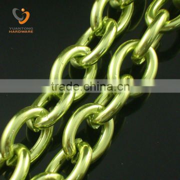 green color fashion metal chain for decoration