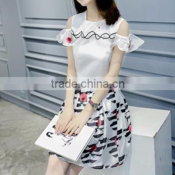 Wholesale Women Fashion Design Skirts and Blouse Style