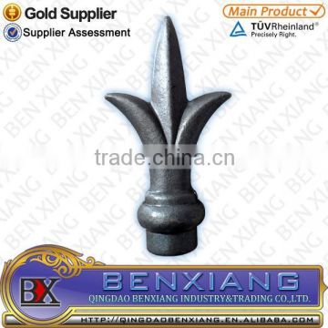 alibaba express new products, wrought iron spear head, forging spear head for fence