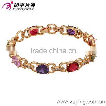 Fashion cross luxury xuping jewelry, 18k jewelry bracelet