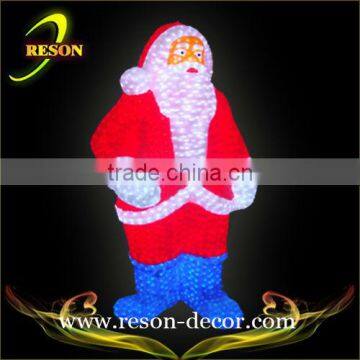 RS-santa01 hot sale christmas acrylic Led santa claus decoration