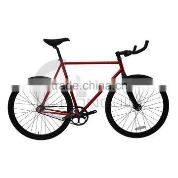 700C Red Freestyle Fixed Gear Bikes