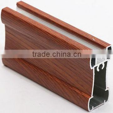 wood grain extruded aluminium profile for cabinet