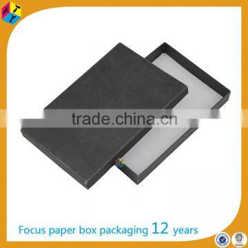 handmade black cardboard gift packaging a4 size paper box