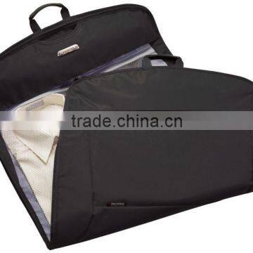 black nylon cheap hanging cloth cover custom garment bags leather duffel bag