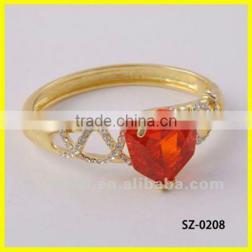 new design red stone bangles & new gold bracelet designs