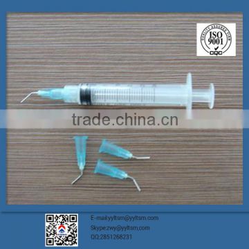 Newest design high quality 3ml types of syringes and needles
