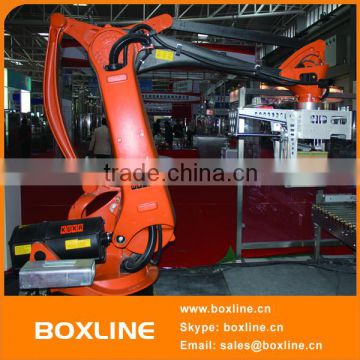Industrial loading and unloading robot arm