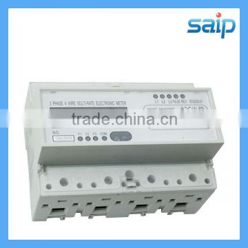 three phase DIN RAIL KWH meter RS485