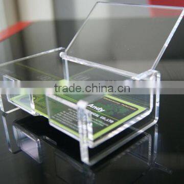 acrylic business card box , card holders promotional