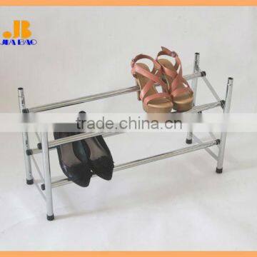 2 tier Wire Metal Shoe Rack Stand Organiser Easy Assembly