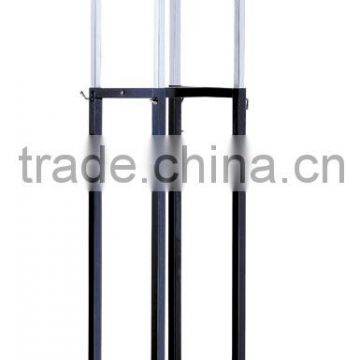 HJ-37 chrome metal Clothes Display Stand for store