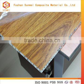 PE PVDF coating honeycomb wood veneer panel for office partition