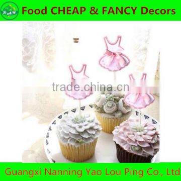 Pink angel party decorations
