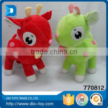 toys for kids custom plush toy blue giraffe plush toy