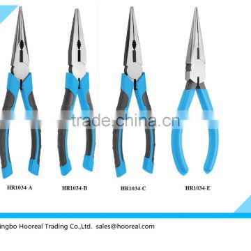 Long Reach Needle Nose Pliers Straight & Multi-Purpose Long Nose Wiring Tool Cutter Crimper