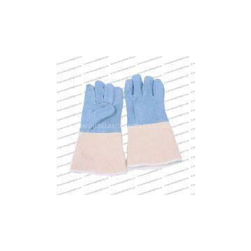 Lining cow split leather welding gloves