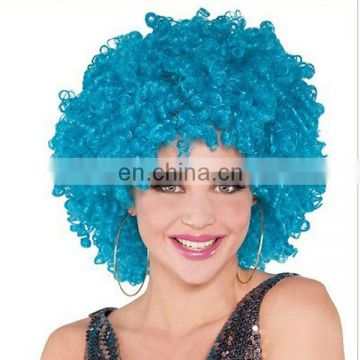 Runway Turquoise Afro Wig