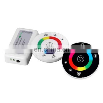 Touch Screen LED Controller DC12-24V RGB Controller Round 7 Keys RF Wireless Touch Panel LED RGB Remote Control For LED Strip