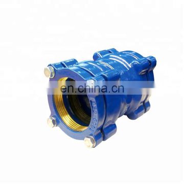 China PN16 di ductile cast iron restrained coupling for PPR pipe
