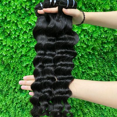 KHH Cheap Wholesale 10A 11A 12A Raw Virgin Unprocessed Cuticle Aligned Indian Temple Human Hair Bundles Vendor From India