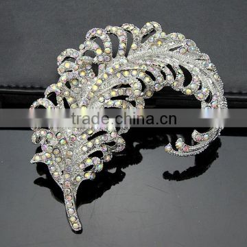 wholsale fashion silver gold crystal rhinestone diamond pearl dubai wedding invitation wholesale shoe brooch