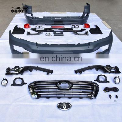 old upgrade to new body kit for toyota Land Cruiser 2008-2015 to 2016 with front rear bumper