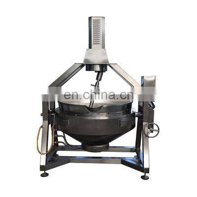 Full automatic steam heating jacketed kettle for cooker candy peanut brittle butter