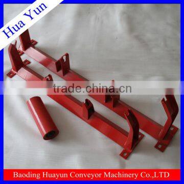 30 angle conveyor idler frame for supporting conveyor roller with electrostatic spraying