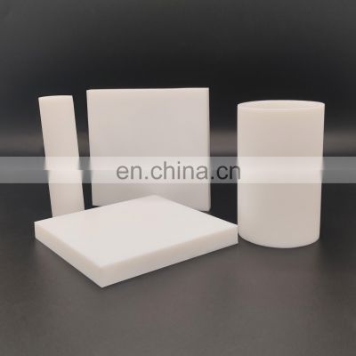 White 100% New material PTFE sheet PTFE tube exquisite professional processing