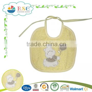 China suppliers 100% cotton baby bib