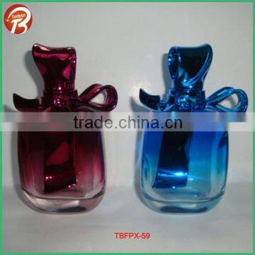 100ml COATING GLASS PERFUME BOTTLE WITH FLOWER CAP TBFPX-59