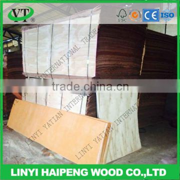 Linyi manufacture high quality A/B/C/D grade small size 4'X8' 4'X7' 4'x6' 3'X7' 3X'6' ft 0.30mm natural plb wood face veneer