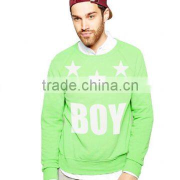 wholesale plain green custom printed hoodies for men hotsale