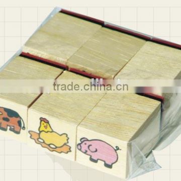 2*2*3cm, Classical, Wooden stamp set
