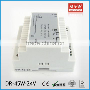 Hot sell DR-45W-24V DIN rail power supplies 45W for access control systems