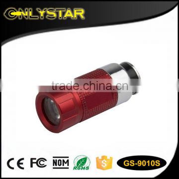 mini rechargable LED car cigarette lighter, flashlight torch auto light,promotional gift torch 12 v cigarette lighter flashlight