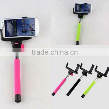 Selfie stick monopod ( 8 colors),Extendable Selfie Stick Holder,flexible selfie monopod