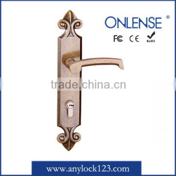 Decorative brass door lock BM0101OB