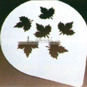 Leaf-shaped Plastic Cake stencils