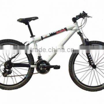 26" white alloy MTB bike with shimano 21s