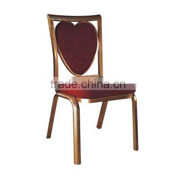 gold Popular Aluminum banquet chair with wholesale price