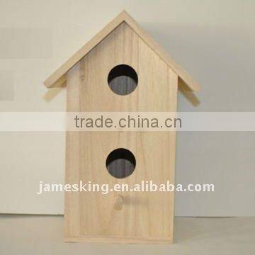 Natural wooden bird nest bird cage bird house WBC-12