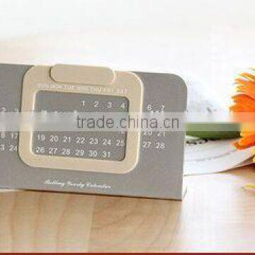 Perpetual calendar desk calendar for ending year gift