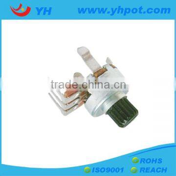 jiangsu 12mm volume control rotary dc 12v micro potentiometer with 3 pin