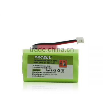 2.4V AA Ni-mh Rechargeable Battery 750mah For Cordless Phone