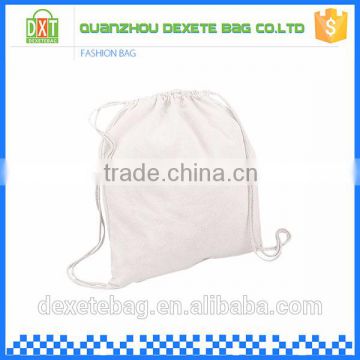 Promotional cheap big capacity breathable cotton fabric drawstring bag